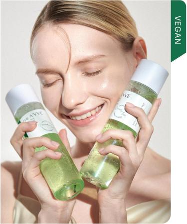 A VVE Derma Teca Biome Toner - Vegan Exfoliating & Hydrating Korean Skincare for Dry Sensitive Skin with Centella Asiatica (6.7 Fl. Oz - Buy Online on GoSupps.com