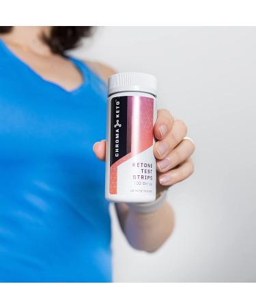 Chroma Keto Ketone Testing Strips - Accurate Urinalysis for Ketosis, Paleo & Low-Carb Diets - Buy Online on GoSupps.com