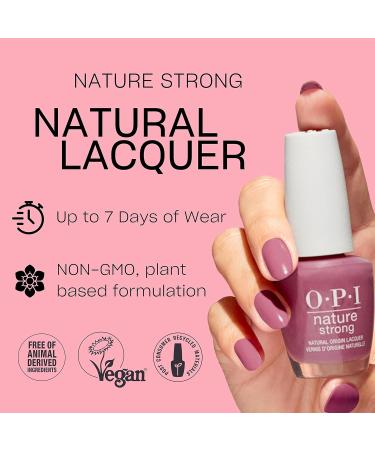 OPI Nature Strong Nail Polish Quick Dry Vegan Nail Varnish with Long-Lasting Results Made with Natural Ingredients Bee the Change 15ml - Buy Online on GoSupps.com
