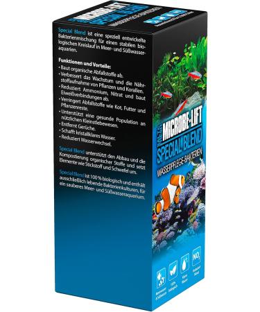 Microbe-Lift Special Blend 473ml - Living Bacteria for Aquarium Water Cleaning & Organic Waste Removal | 100% Biologically Safe for Fresh & Saltwater - Buy Online on GoSupps.com