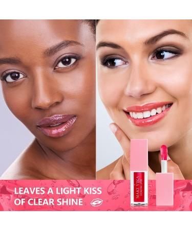 Maki Yika Lip Glow Oil - Mothers Day Hydrating Lip Oil | Plumping & Tinted Gloss with Pomegranate Extract - Buy Online on GoSupps.com