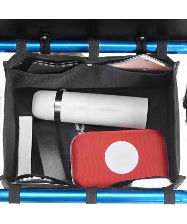 Fabric Rollator Basket - Under Seat Rollator Storage Bag | Underseat Walker Rollator Tote | Folding Walker Bag Storage | Walker Tote Bag | Large Size Rollator Basket | Walker Bag Under Seat - Buy Online on GoSupps.com