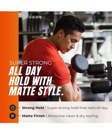 Kami Matte Hair Styling Clay for Men - Strong Hold Long-Lasting Finish for Thick Hair - Premium Men's Hairstyling Clay - Buy Online on GoSupps.com