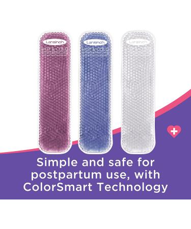 Lansinoh Hot and Cold Postpartum Pads - Purple, 2 Count | Postpartum Essentials - Buy Online on GoSupps.com