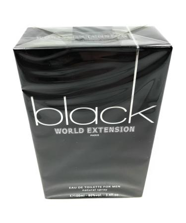 BLACK WORLD EXTENSION BY VIVIANE VENDELLE GEPARLYS COLOGNE FOR MEN 3.4 OZ / 100 ML EAU DE TOILETTE SPRAY