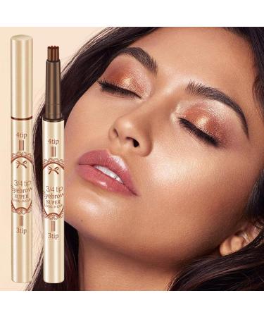 Brow Chow Warm Eyebrow Pen | Microblading Pencil with Micro Fork Tip | Natural Looking Brows | Glow in The Dark Eyeliner - Buy Online on GoSupps.com