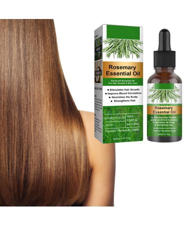 Aibyk's hair growth oil |30 ml rosemary oil for hair growth - moisturizing non -fatty hair growth oil for all hair types natural organic pink marine oil for shiny healthy hair