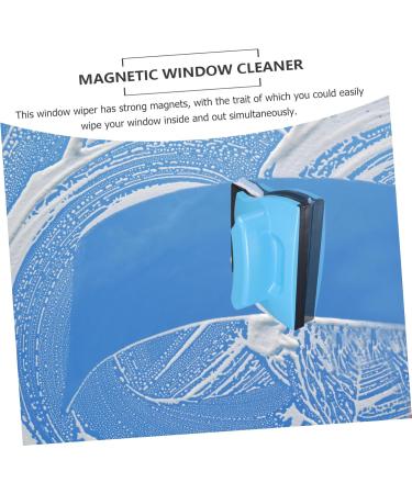 1pc Hollow Glass Wiper Magnetic Car Cleaner Magnetic Windshield Cleaner Magnetic Glass Cleaner Window Wiper car Magnets Double Sided Glass Wiper Plastic Double Layer Washing Brush - Buy Online on GoSupps.com