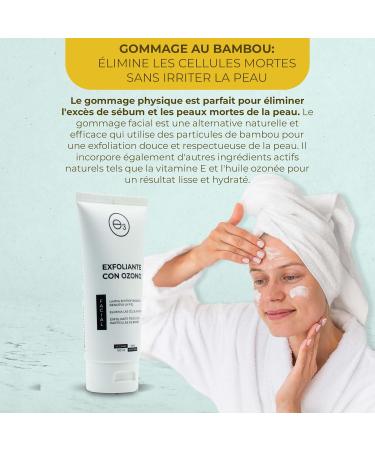 OZONO D'OR - Facial Scrub for Women with 100% Natural Bio Ozone Eliminates Blackheads Enlarged Pores Pimples Acne and Imperfections | Facial Exfoliator 100 ml - Buy Online on GoSupps.com