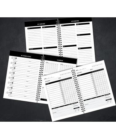 Pink Fitness Journal & Planner for Weight Loss & Muscle Gain - Workout Log Book for Men & Women - Track Goals & Progress - Workout Accessories - Buy Online on GoSupps.com