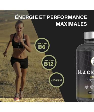 Black Maca Extra Strong 24000mg - 120 Capsules - Black Maca Extract 20:1 Improves Performance Men and Women Macca L-Arginine Zinc Vitamin B6 and B12 for Fighting Fatigue and Stress Oxidant - Buy Online on GoSupps.com
