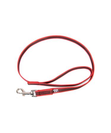 IDC Color & Gray rubberized leash 20 mm x 1.2 m with loop red-grey Red-grey 20 mm x 1.2 m (with loop)
