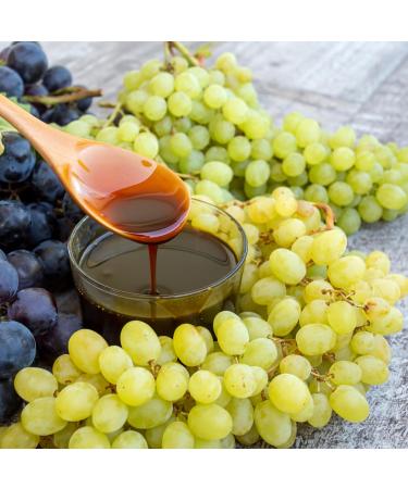 Organic Grape Juice Extract - Glass Grape Syrup - 330ml Extract - Cold Pressed - 100% Natural / Dye Free / Preservatives Free / Gluten Free / Vegan - Buy Online on GoSupps.com