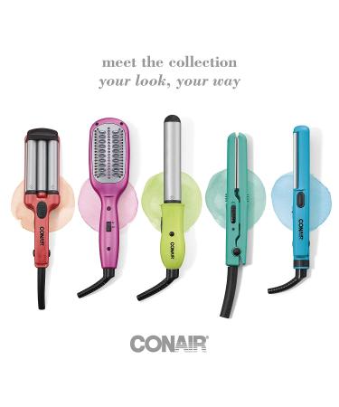 Conair Mini Dual Deluxe Styler - 2-in-1 Styler for Curls, Waves, and Straightening | On-The-Go Styling | 1 Count - Buy Online on GoSupps.com