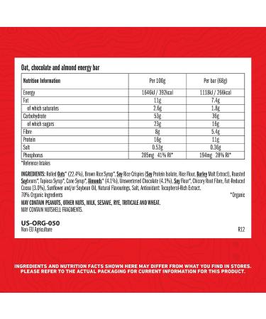 Clif Barre Chocolat Caramel/Amandes 12 x 68 g - Buy Online on GoSupps.com