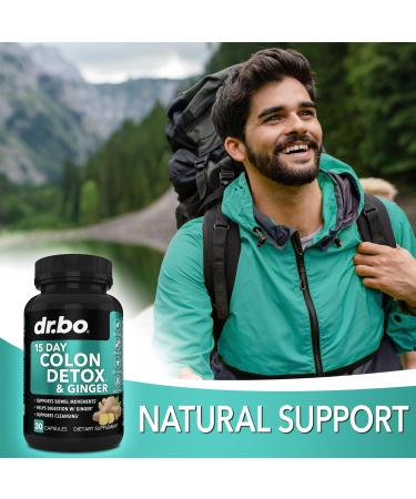 Colon Cleanser Detox Supplement Capsules - 15 Day Colon Cleanse Pills & Probiotic Herbal Formula - Daily Bowel Movement Supplements for Intestinal Stomach Bloating Digestive Gut Cleansing Support - Buy Online on GoSupps.com