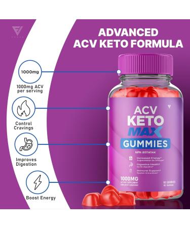 ACV Keto Max Gummies ACV Keto Plus Canada Healthy Lifestyle Formula Support Supplement Gummy Compl ment alimentaire ACV Keto Max Support (60 Gummies) - Buy Online on GoSupps.com