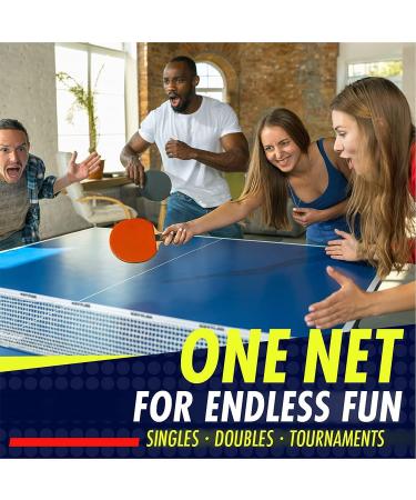 NIBIRU SPORT Ping Pong Paddles Set with Retractable Net & Storage Case - Professional Table Tennis Rackets & Balls - Game Table Accessories - Buy Online on GoSupps.com