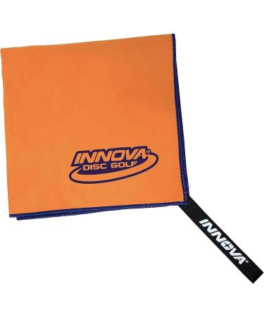 Innova DewFly Microsuede Disc Golf Towel - Orange | Premium Microfiber Towel for Ultimate Disc Golf Performance - Buy Online on GoSupps.com