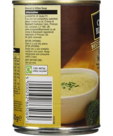  Crosse & Blackwell Crosse & Blackwell Soupe Best of British Brocoli & Stilton 400g - Buy Online on GoSupps.com