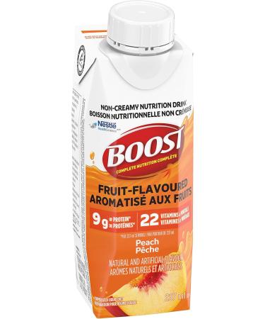 Boost Fruit Flavoured Drink Peach 237ml 24 count Peach Boost Fruit Flavoured Drink - Buy Online on GoSupps.com