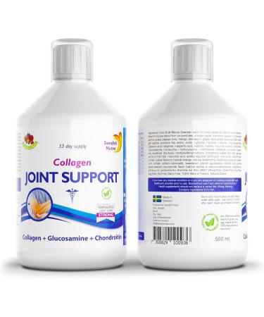 Premium Liquid Joint Support 6000 mg - Collagen MSM Glucosamine Chondroitin Sulfate for Joint Health - International Shipping Available - Buy Online on GoSupps.com