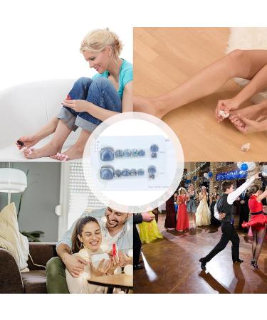 Artificial Toenail | Glitter Press On Toe Nails Manicure Art Glossy Fake Toe Nails 14 Sparkling Cat's Eye Toenail For Summer Nail Art For Women Girls - Buy Online on GoSupps.com