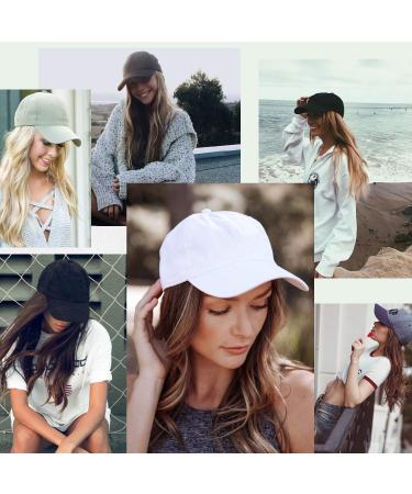 AynnQueen Women's Baseball Cap with 24 Long Wavy Hair Extensions - Ash Blonde Mix Bleach Blonde - Buy Online on GoSupps.com
