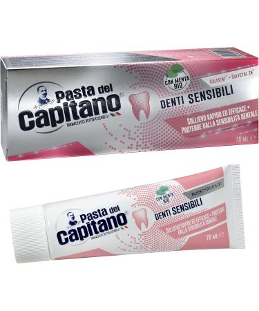 Captain's Pasta Captain Gevoelige Tanden Tandpasta 75 ml - Buy Online on GoSupps.com