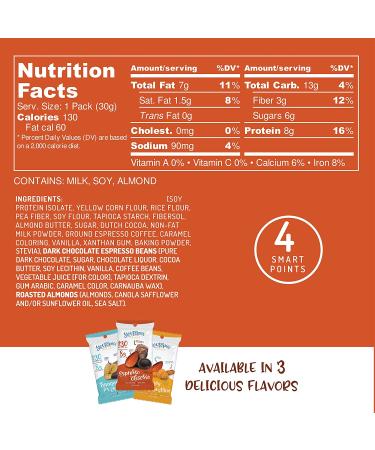 Youtopia Snacks Espresso Obsesso 130 Cal High Protein Mix - 30 Count Pack | Low Sugar, Gluten Free, GMO Free & Heart Healthy - Buy Online on GoSupps.com