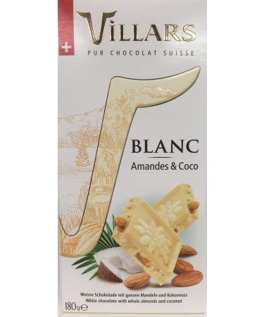 Villars white chocolate with almonds and coconut