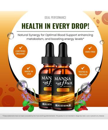 Manna flux Drops Mannaflux Support Supplement Liquid Drops - Maximum Strength Manna Flux Health & Wellness Drops Mannaflux All Natural Formula Manna Flux Liquid Drops Reviews (3 Pack) - Buy Online on GoSupps.com