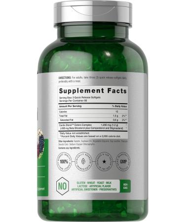 Horb ach Beta Sitosterol 1200mg | 240 Softgel Capsules | Mega Strength | Plant Sterols Complex | Non-GMO Gluten Free Supplement - Buy Online on GoSupps.com
