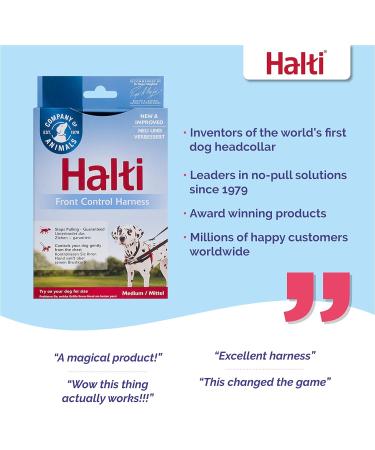 HALTI Front Control Harness Size Medium - Professional Anti-Pull Training Aid for Medium Dogs - Buy Online on GoSupps.com