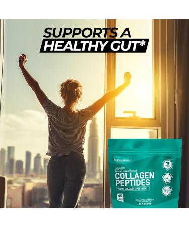 Collagen Peptides Protein Powder Instant-Mix Unflavored Hydrolyzed Collagen Supplement from Pasture-Raised Grass-Fed Bovine Beef Non-GMO Keto & Paleo Friendly Anti-Aging Supplements PhiNaturals - Buy Online on GoSupps.com