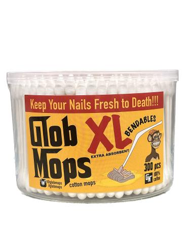 Glob Mops BENDABLE XL Cotton Swabs 6-Pack Bundle | Eco-Friendly & Extra Absorbent | 1800 Total Mops - Buy Online on GoSupps.com