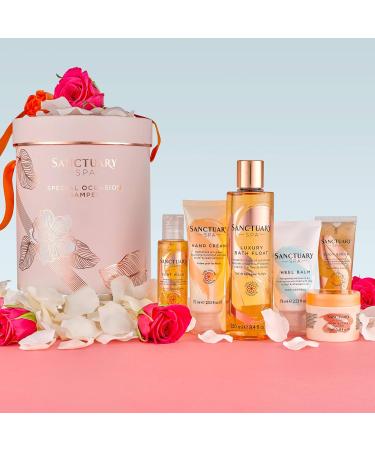 Sanctuary Spa Gift Set - Special Occasion Hamper for Women | Shower Gel, Body Scrub, Body Butter, Bubble Bath, Hand & Foot Cream | Vegan & Cruelty-Free | Ideal Birthday Gift - Old Version - Buy Online on GoSupps.com
