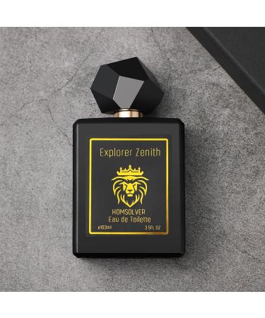 Homsolver Eau de Toilette for Men Cologne for Men Woody Floral & Fruity Fragrance for Men Great Gift for Everyday and Any Occasion - Explorer Zenith 3.5 Fl oz - Buy Online on GoSupps.com