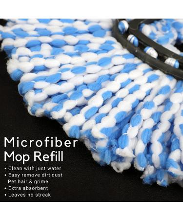 4 Pack Microfiber Mop Head Refills for Ocedar 2-Tank System - Rinse Cleaning, Compatible Replacement - Buy Online on GoSupps.com