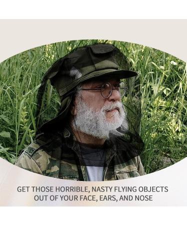 DOKLY 6 Pack Mosquito Head Net (Large Size) Black Head Net Mesh Face Neck Netting from Insect Bug Bee Mosquito Gnats for Outdoor Fishing Hiking Gardening(Black + Grey) - Buy Online on GoSupps.com