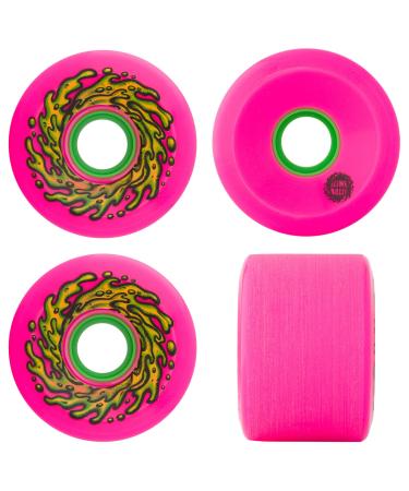 Slime Balls Santa Cruz Skateboard Wheels 66mm OG Slime 78A Pink