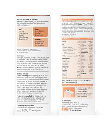 Dandelion Organics Bio Follow-Up Milk 10+ Months | Nutritional Baby Milk Powder for Healthy Development - Buy Online on GoSupps.com