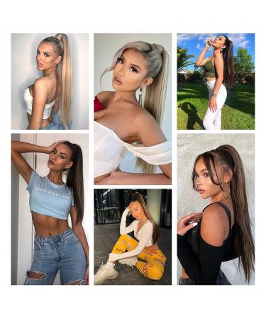 MEIRIYFA Red Ponytail Extension - Long Straight Drawstring 63 cm Ponytail for Women | Shop Now! - Buy Online on GoSupps.com