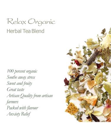 Organic Chamomile Herbal Tea - Relaxation & Stress Relief - 200g Loose Leaf Blend - Buy Online on GoSupps.com