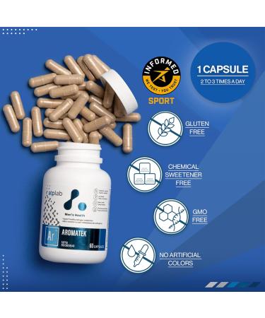 ATP LAB Aromatek 60 Caps | Unique Men's Health Formula | International Shipping Available - Buy Online on GoSupps.com