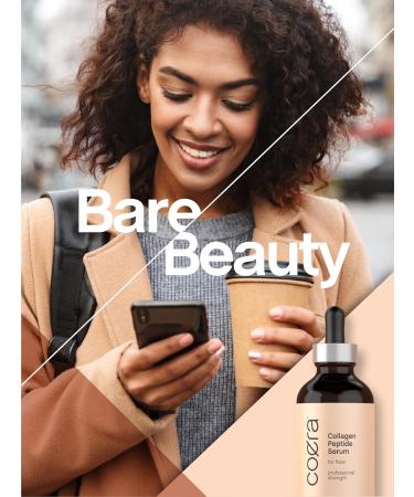 Coera Collagen Peptides | 4 fl oz | Face Serum with Verisol | Professional Strength Formula for Women | Free of Parabens SLS & Fragrances | Packaging May Vary - Buy Online on GoSupps.com