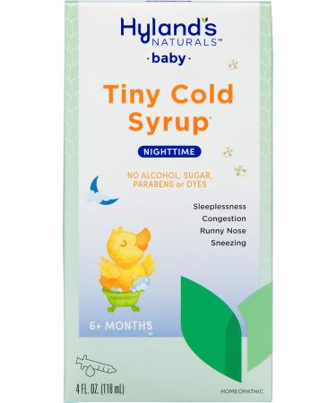 Baby Nighttime PM Cold Syrup by Hyland’s, Natural Relief of Runny Nose, Congestion and Sleeplessness, 4 Ounce Nighttime Cold Syrup