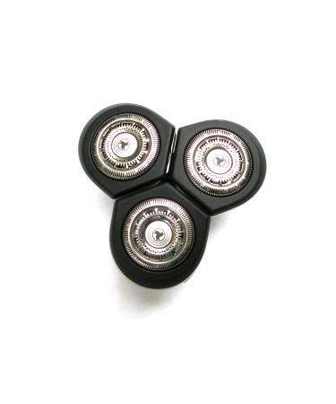 Full Set of Replacement Shaving Head Fit Norelco RQ10 RQ12 for Sensotouch 3D Shavers (RQ12)