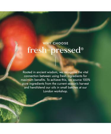 Fushi Organic Rosehip Seed Oil 30ml Best for Scars Fine Lines & Stretch Marks min Vitamin E 18.3 mcg/g Fresh-Pressed Ethical & Vegan Society Approved Manufactured in the UK - Buy Online on GoSupps.com