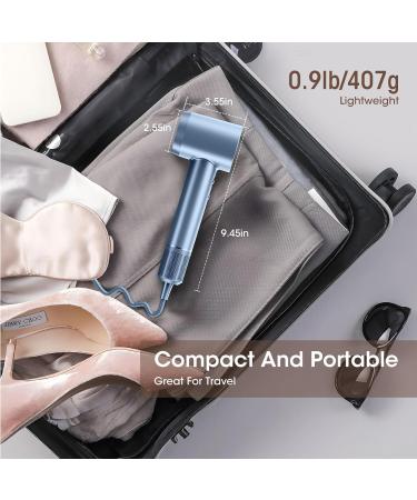 High-Speed Negative Ionic Hair Dryer - 1500W Fast Drying Low Noise Magnetic Nozzle - Perfect for Home & Travel (Grey - Buy Online on GoSupps.com